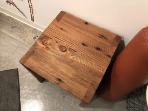 reclaimed wood- Douglas Fir cubes