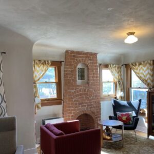 American Clay plaster walls