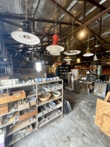 Salvaged Materials in salvage yard