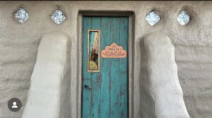 Refurbished salvaged door