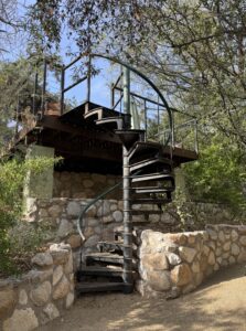 Spiral staircase from Originate's first location